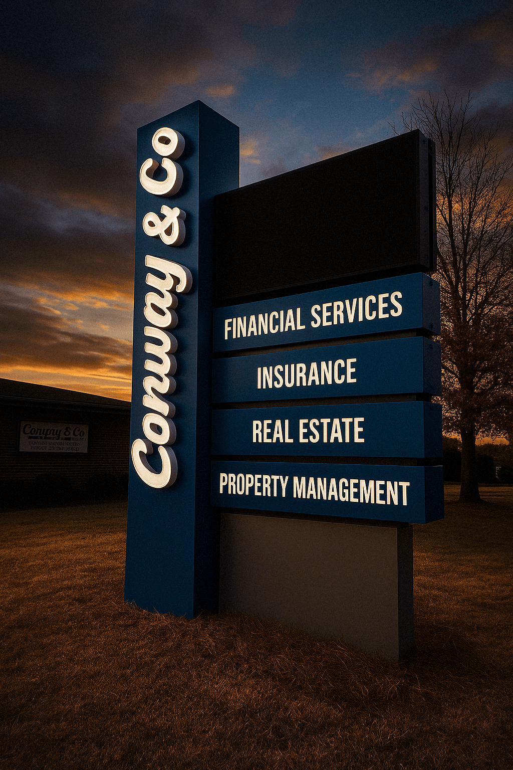 Conway & Co Monument Sign