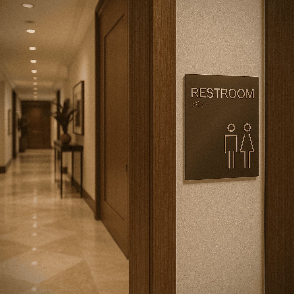 Restroom Signage