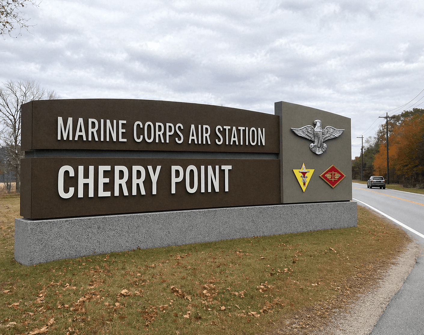 USMC Monument Sign